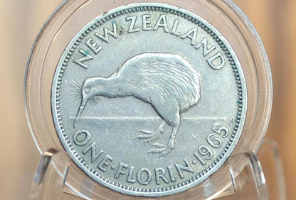 New Zealand Florins! - Choose by Date / Coin - Some Silver - 2 Shillings New Zealand Old Coins - Great Design, Kiwi Coin! Kiwi Design