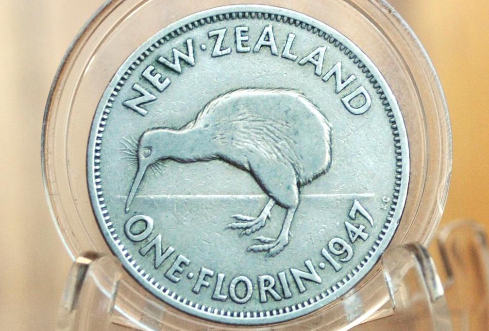 New Zealand Florins! - Choose by Date / Coin - Some Silver - 2 Shillings New Zealand Old Coins - Great Design, Kiwi Coin! Kiwi Design