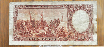 1960-63 Central Bank of Argentina Pesos Notes - San Martin Series - 10, 50, 100 Pesos - 1963 Argentina San Martin Series - P#270 P#271 P#272