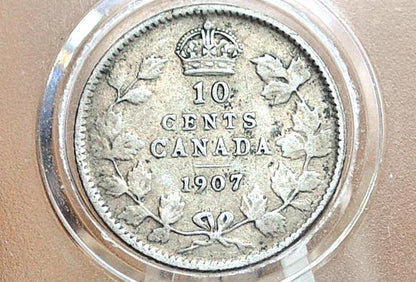 1907 Canadian Ten Cent - Choose by Coin / Grade - 10 Cent Canada 1907 10 Cent Silver - 1907 Dime Canada