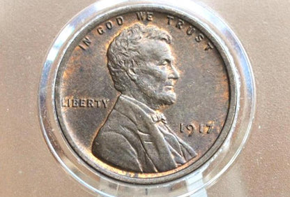 1917 Wheat Penny - VF (Very Fine) - Philadelphia Mint - World War I Era Coin - 1917 P Wheat Ear Cent Wheat Back 1917