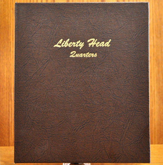 Dansco Liberty Head Quarter Album, No. 7130 Barber Quarters, Used, Like New - Dansco Album, All pages included, Dansco #7130