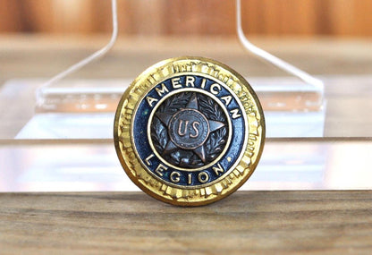 Antique American Legion Victory Button - December 6th, 1919 - Vintage US American Legion Button