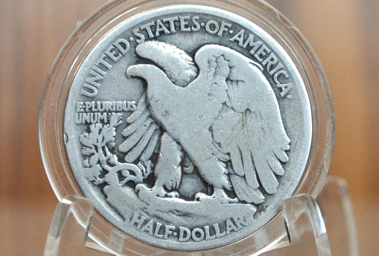 1921 Walking Liberty Silver Half Dollar - VG -Key Date- Philadelphia Mint- 1921 P WLH - Half Dollar 1921 Liberty Walking Half