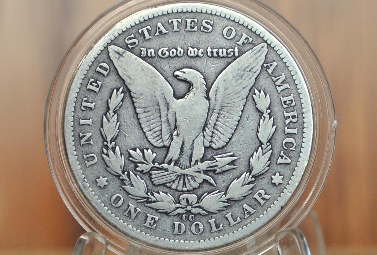 1890-CC Morgan Dollar - VG Grade / Condition - Carson City Mint - 1890CC Morgan Silver Dollar 1890 CC Mint Dollar 1890 Silver Dollar