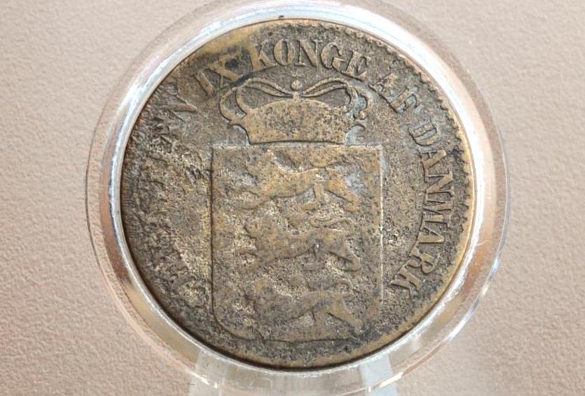 Rare 1868 Danish West Indies 20 Cent - Only 240,000 made - Great Coin for a Collection, Affordable Price, Low Mintage