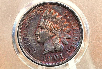1901 Indian Head Penny - VG (Very Good) Condition - Indian Head Cent 1901