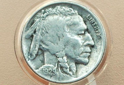 1929 Buffalo Nickel - Choose by Grade - Excellent Date - Philadelphia Mint - 1929 P Nickel Indian Head Nickel 1929 P