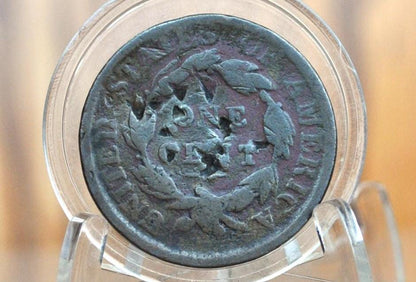 1817 Large Cent 13 Stars - Good, Damaged - US Large Cent - 1817 Coronet Liberty Head Large Cent - Thirteen Stars - 1817 Matron Cent