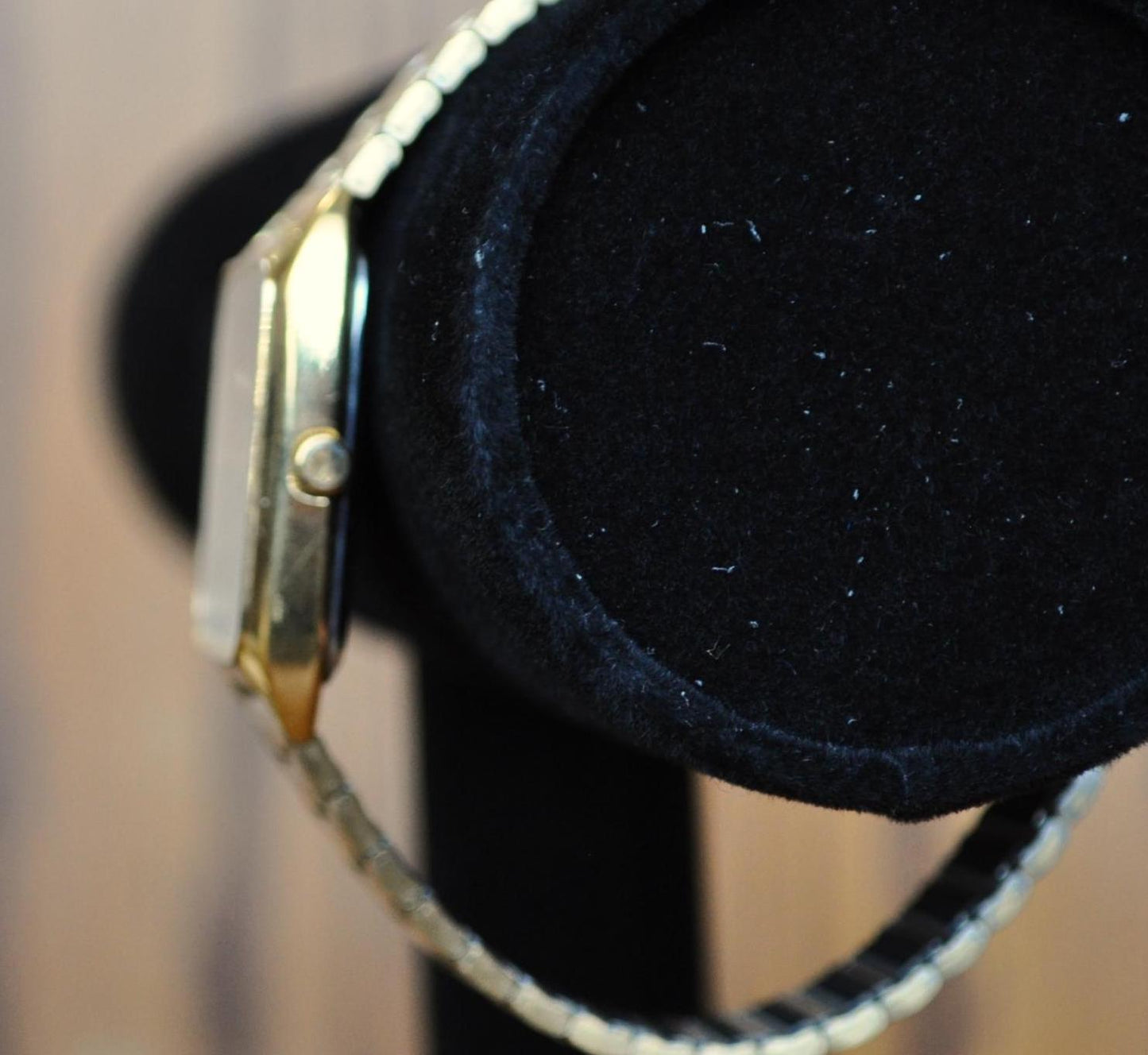 Vintage Armitron Gold-Toned Diamond Quartz Tank Watch - Unisex Vintage Watch - 20/2118A Model - Armitron Diamond Gold Watch - Does Not Work