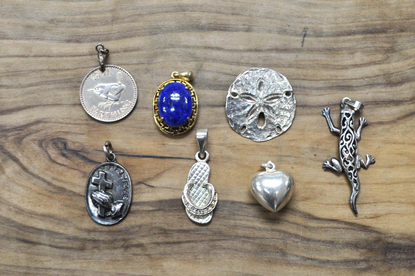 Vintage Sterling Silver Necklace Pendants! Choose by Pendant! Animal, Mythical, Religious, and so many more! Silver Pendants!