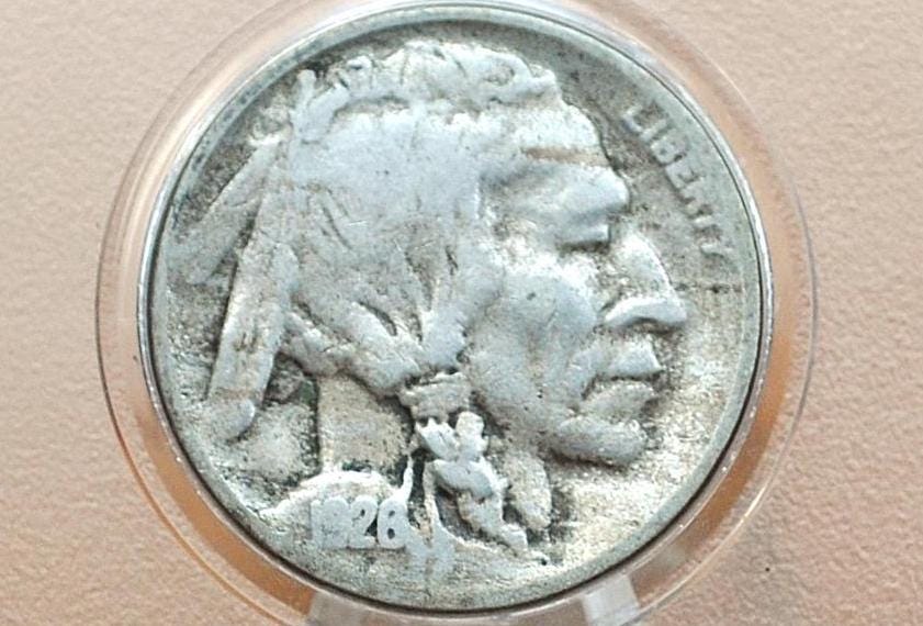 1926-D Buffalo Nickel - Choose by Grade - Denver Mint - Low Mintage Date - 1926 D Nickel Indian Head 1926D