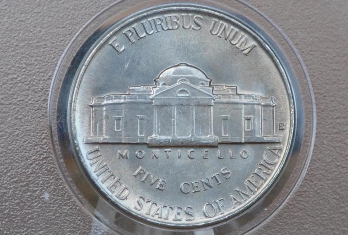 1938-P Jefferson Nickel - Choose by Grade - XF-BU (Uncirculated) Condition - Philadelphia Mint - 1938 P Nickel Jefferson