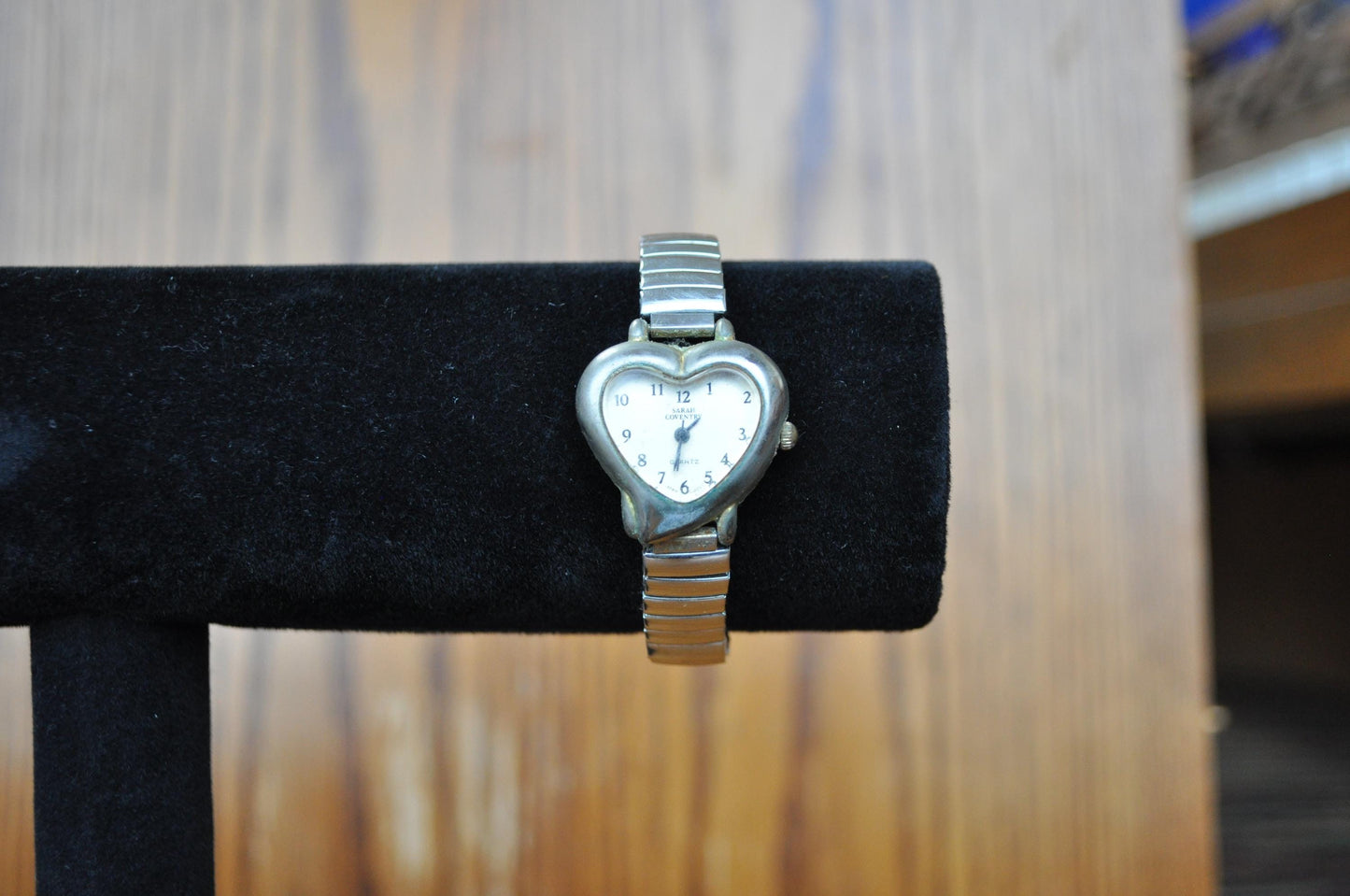 Antique Sarah Coventry Ladies Heart Quartz Watch - Vintage Quartz Ladies Heart Watch - Not Working