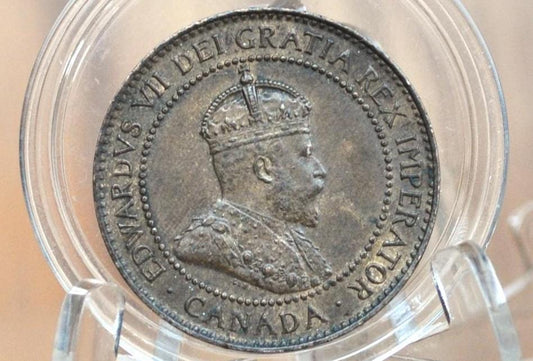 1902 Canadian Cent - VF-XF (Very to Extra Fine) Grade / Condition - King George V - One Cent Canada 1902 Canadian 1 Cent - 1902 Large Penny