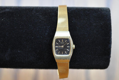 Vintage Seiko Women's Quartz 2-Gold Tone Watch - Antique 2-Gold Tone Seiko Ladies Watch - Not Working