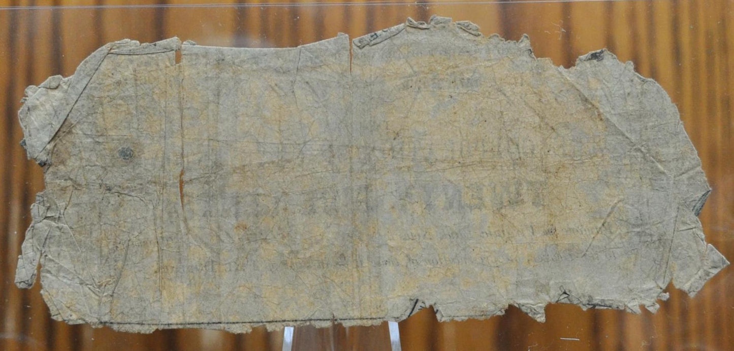 1861 Corporation of Charlestown 25 Cent Obsolete Note - G (Good) - Civil War Era Virginia Obsolete - 1861 Charlestown Twenty-Five Cents Note