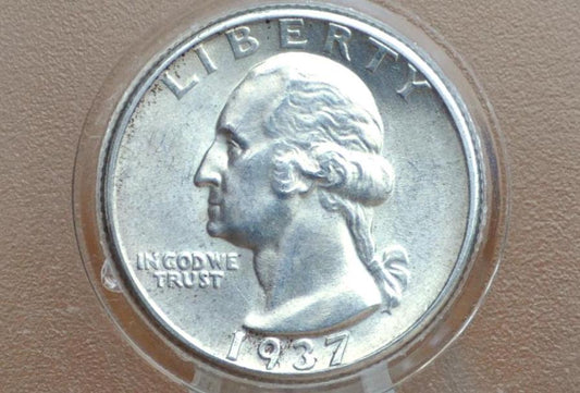 1937 Washington Silver Quarter - Choose By Grade - 1937 P Washington Quarter Philadelphia Mint 1937 Quarter