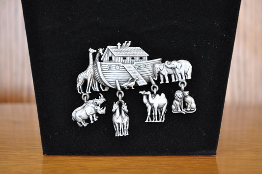 Awesome Pin! - JJ Jonette Noah's Ark Animal Pin - JJ Jewelry