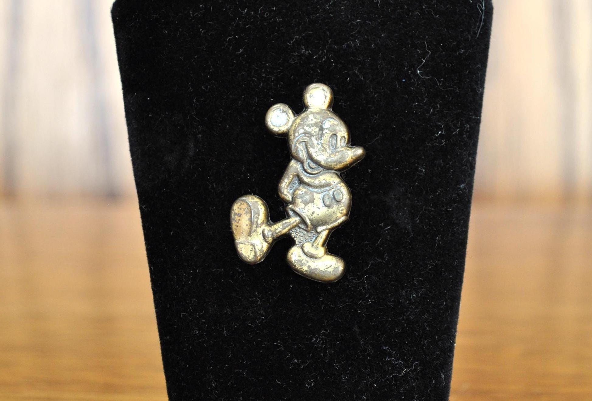 Vintage Disney Mickey Mouse Pin! - Stamped "Disney" - Collectible Vintage Disney Pin / Broach, Mickey Mouse Jewelry
