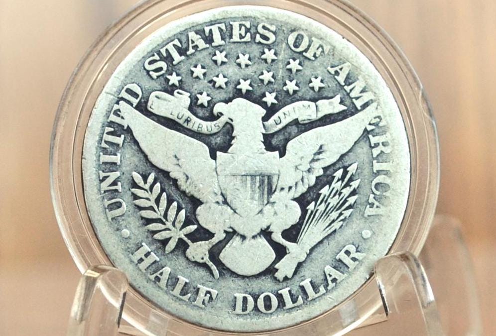 1905 Barber Silver Half Dollars, P,O,S Mints - Choose by Mint / Grade San Francisco Mint 1905 Half Dollar 1905 Barber 50 Cent