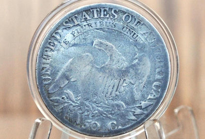 1814 Capped Bust Half Dollar, Rare Date - VG+ (Very Good); Great Coin - 1814 Half Dollar US Half Dollar 1814, Rare Early Half, Low Mintage