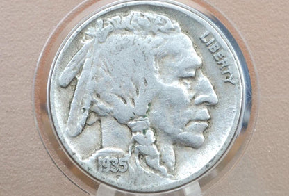 1935 Buffalo Nickel - VF-AU (Very to About Uncirculated) Grades; Choose by Grade - Buffalo Nickels 1935 Indian Head Nickel - Higher grades