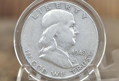 1949, P,D,S Franklin Half Dollar - Choose by Grade & Mint! - 1949S Ben Franklin Silver Half Dollar 1949 D Half Dollar 1949P