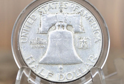 1952 Franklin Silver Half Dollar, P,D,S Mints - Choose by Mint & Grade! - 1952-S Franklin Half Dollar 1952 D Franklin Half 1952 S