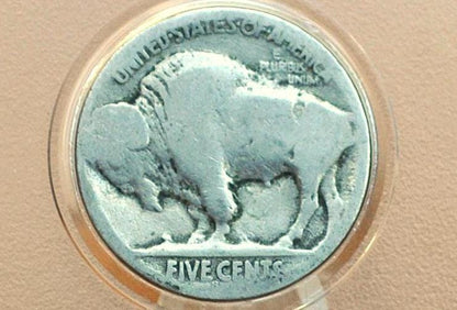 1920-S Buffalo Nickel - VG+ Grade / Condition, Clear Date - San Francisco Mint - 1920 S Buffalo Nickel - Better Date & Mint -Vintage US Coin