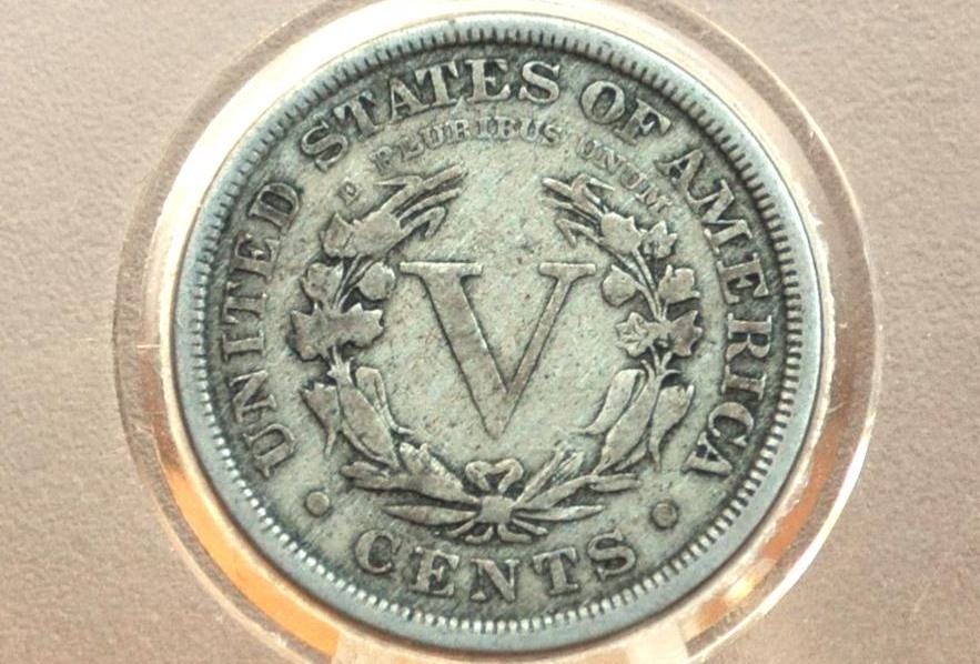 1897 Liberty Head Nickel - 1897 V Nickel - Philadelphia Mint