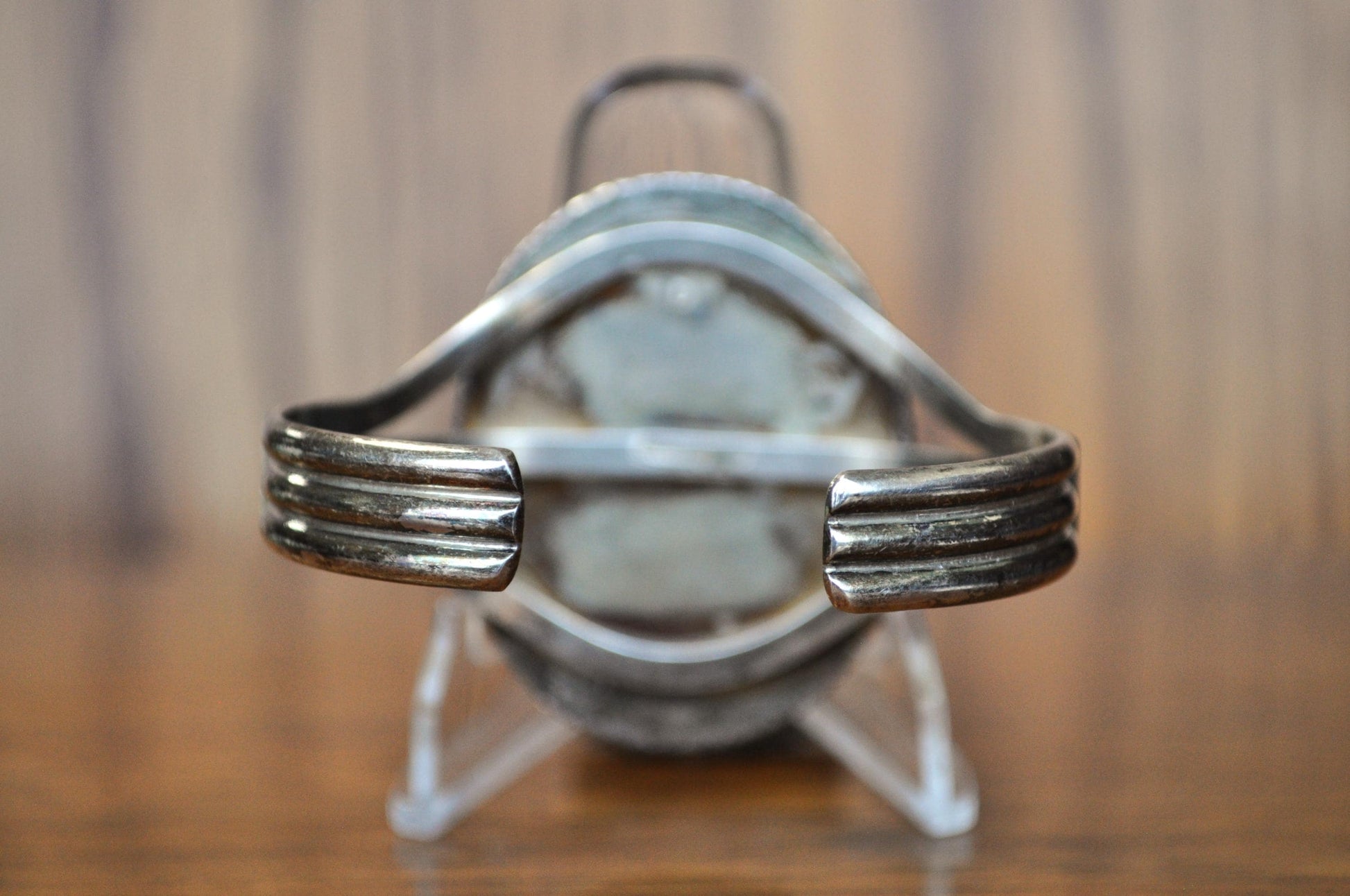 Vintage Navajo Sterling Silver Rhodochrosite Cuff Bracelet - Stunning Vintage "D" Stamped Sterling 925 Native American Rhodochrosite Cuff