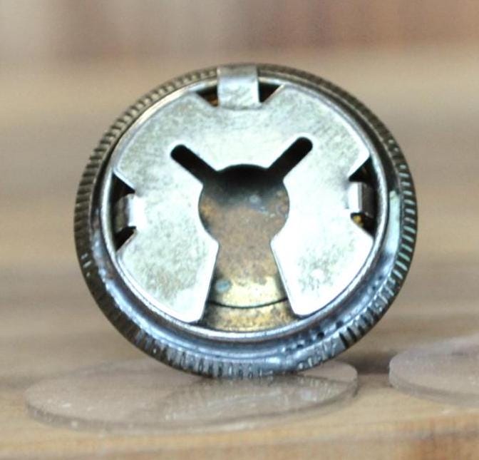 Vintage Peru 1/2 Sol De Oro Llama Coin Button - 1960s Issue Peru Sol de Oro Coin - Vintage Peru Llama Coin Coat Button