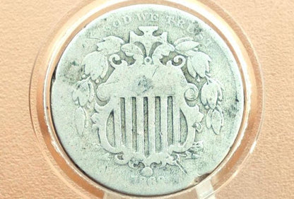 1869 Shield Nickel - Choose by Grade / Condition - 1869 Nickel - Shield Type Nickel 1800's - Shield Nickels