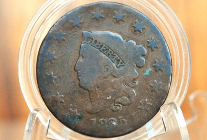 1825 Matron Head Large Cent - Better Date! - 1825 Liberty Head Cent - 1825 US Large Cent - Matron Head 1816 to 1835