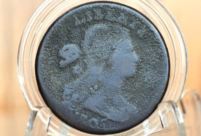 1805 Draped Bust Large Cent - AG/G Details, Corrosion - Affordable Coin for a Collection - US Large Cent 1805 One Cent US - Tough Date