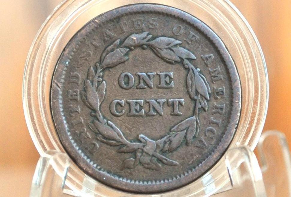 1840 Braided Hair Large Cent - Choose by Grade / Coin - 1840 Coronet Cent - 1840 US Large Cent - Braided Hair 1839 to 1857