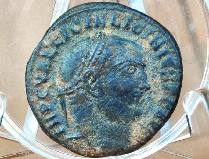308-324 Emperor Valerius Licinius Roman Coin - Ancient Coins - Great Condition -
