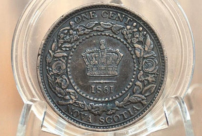 1861-1864 Nova Scotia One Cent - Choose by Date & Grade - Nova Scotia 1 Penny 1861 Cent - Only 2 Years of Issue