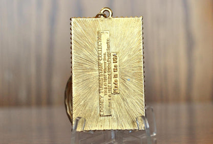 Rare Looney Tunes USA 32 Bugs Bunny 1997 Stamp Keychain Charm - 1997 32 Cent Stamp - Collectible Vintage Looney Tunes Charm!