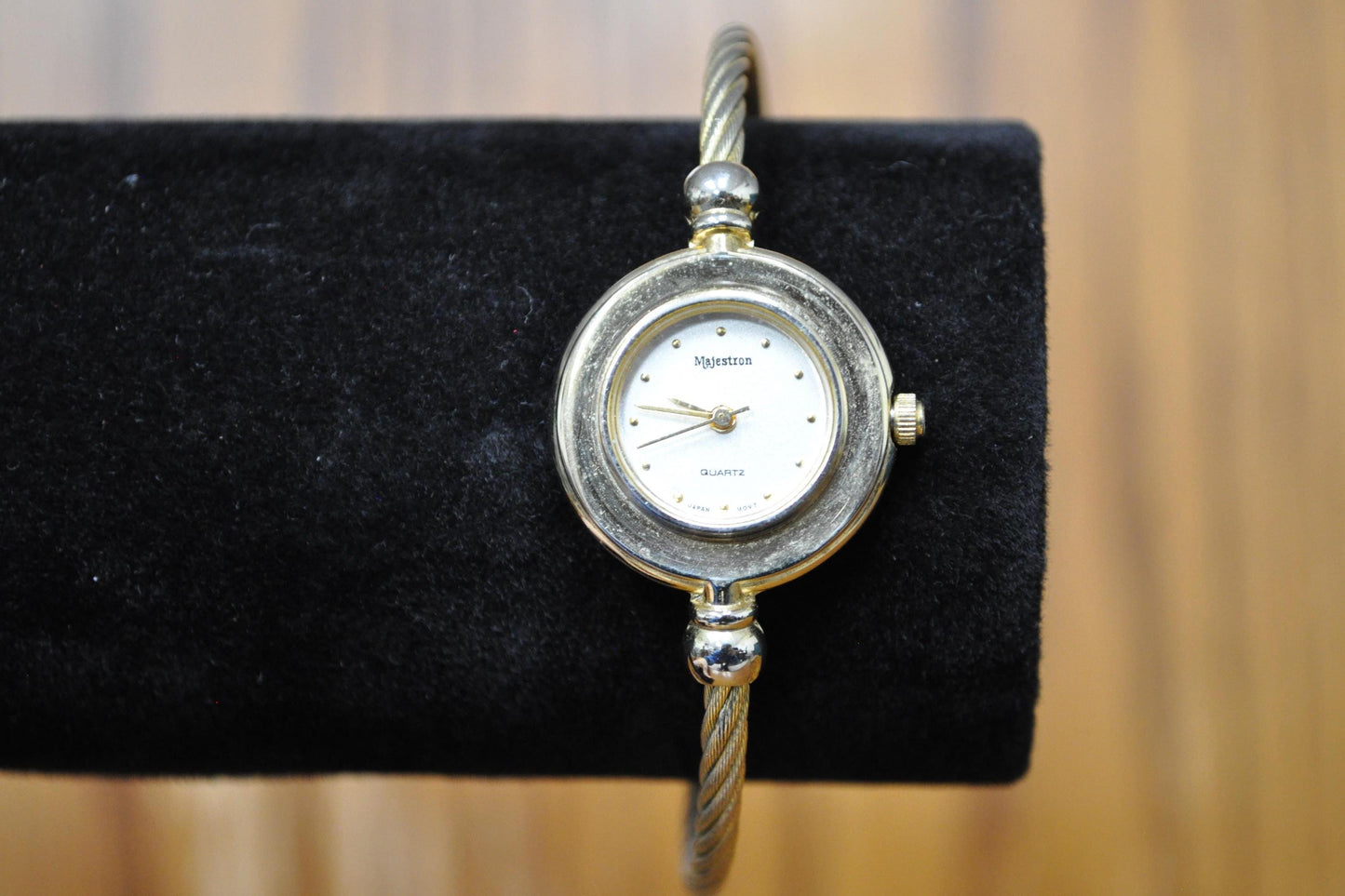 Vintage Majestron by Majesti Gold Tone Women's Watch - Antique Gold Toned Majestron Watch - Not Working