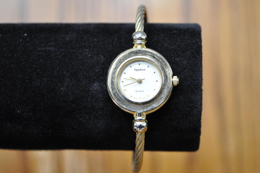 Vintage Majestron by Majesti Gold Tone Women's Watch - Antique Gold Toned Majestron Watch - Not Working