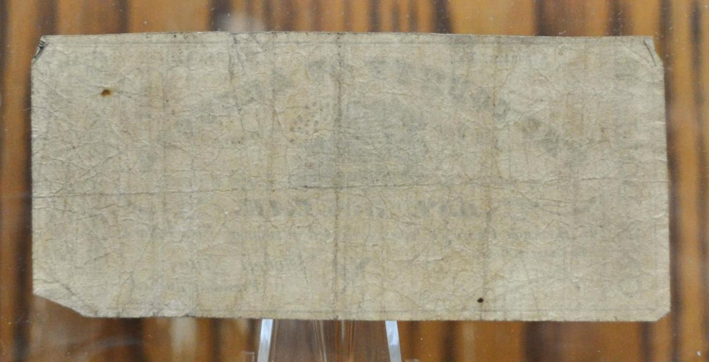 1862 County of Augusta 1 Dollar Note - Virginia Obsolete Currency - May 25, 1862 Issue - 1862 One Dollar Staunton VA Civil War Bank Note