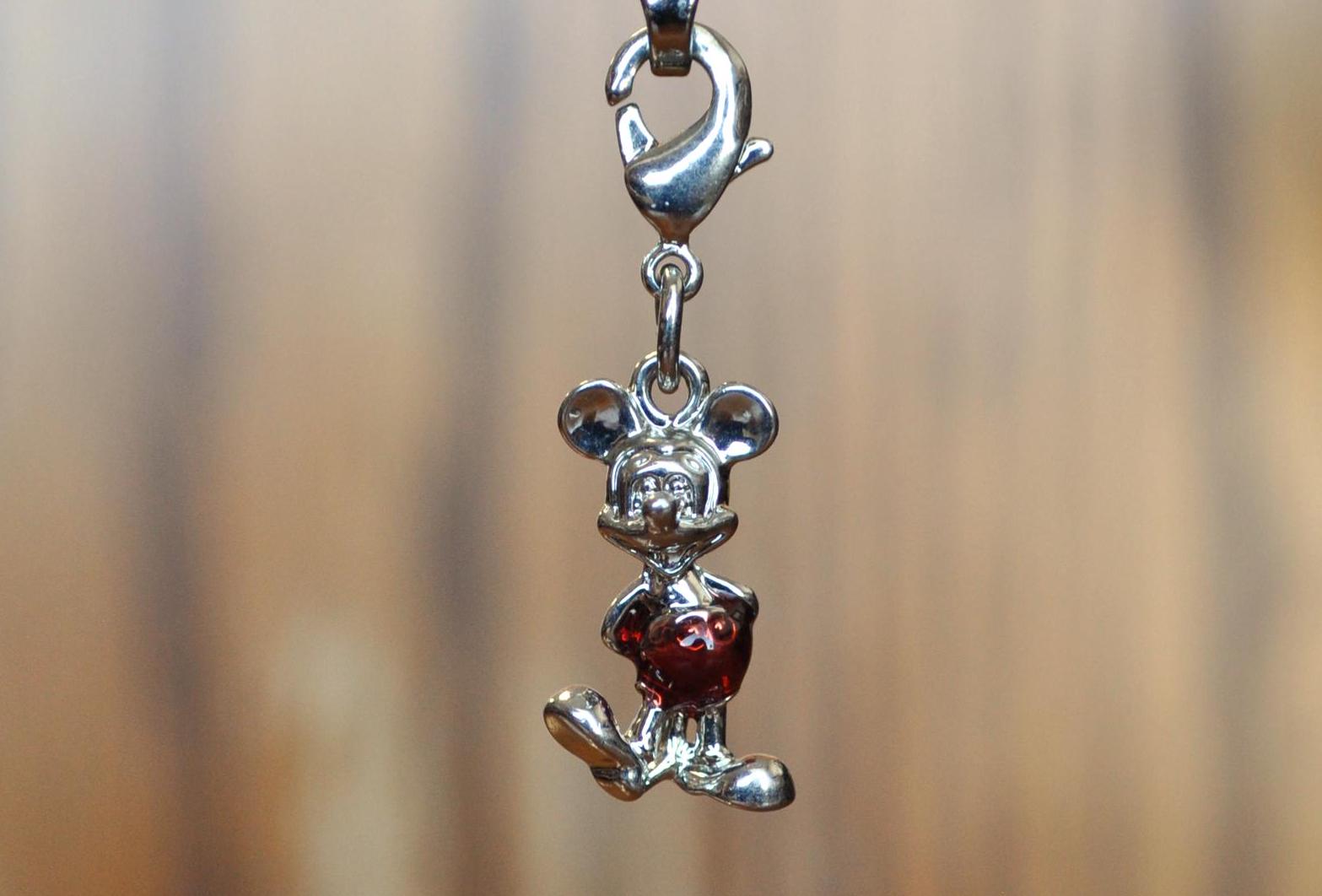 Vintage Disney Mickey Mouse Pin Charm - Stamped "Disney" - Collectible Vintage Disney Charm, Mickey Mouse Jewelry
