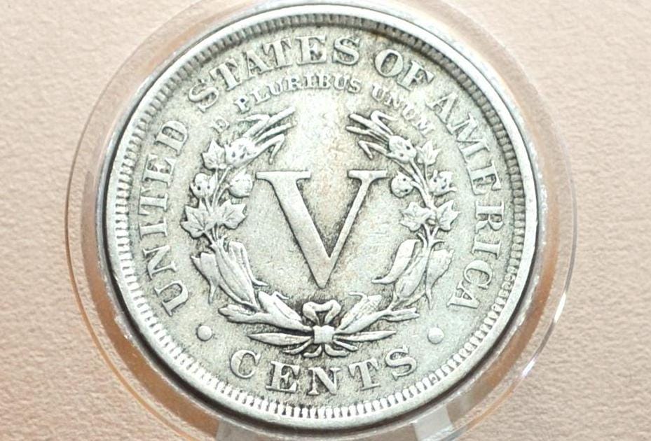 1906 Liberty Head Nickel - Chose by Grade / Condition - 1906 V Nickel Liberty Nickel 1906 Nickel Barber Design