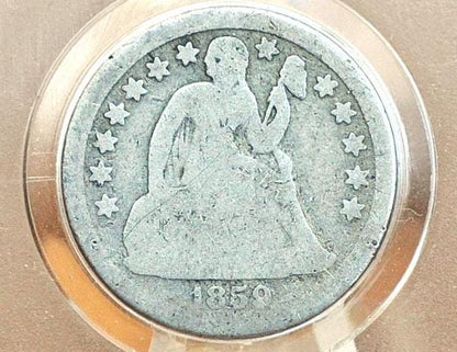 1859 Seated Dime - AG/G (About Good) - 1859 Seated Liberty Dime - Early American Coin - 1859 Silver Dime Liberty Seated 1859, Better Date!