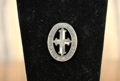 Rare Saint Barnabas Nurses Guild Pin - Religious Nurse Pin - Religious Medal - Saint Barnabas Guild Pin