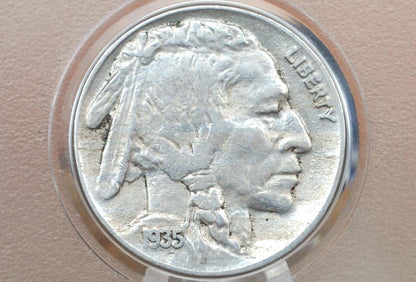 1935 Buffalo Nickel - VF-AU (Very to About Uncirculated) Grades; Choose by Grade - Buffalo Nickels 1935 Indian Head Nickel - Higher grades