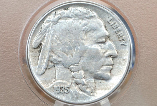 1935 Buffalo Nickel - VF-AU (Very to About Uncirculated) Grades; Choose by Grade - Buffalo Nickels 1935 Indian Head Nickel - Higher grades