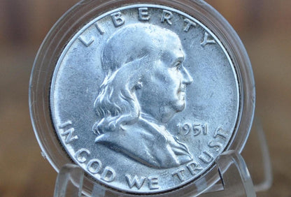 1951 P,D,S Franklin Silver Half Dollar - Choose By Grade & Mint! - 1951 S Franklin Half Dollar 1951 D Half Dollar 1951P Half 1951S